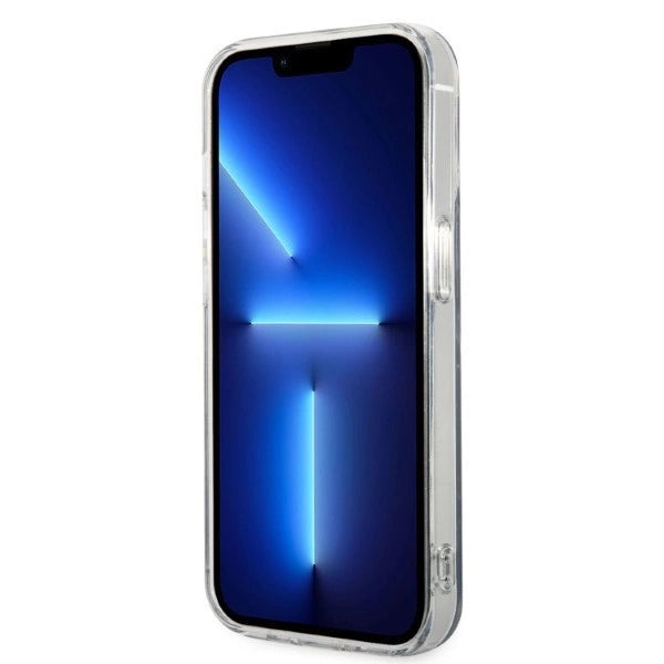 Set Guess GUBPP14LHMEACSK Case+ Charger iPhone 14 Pro 6.1" sort/sort hårdkasse Marble MagSafe