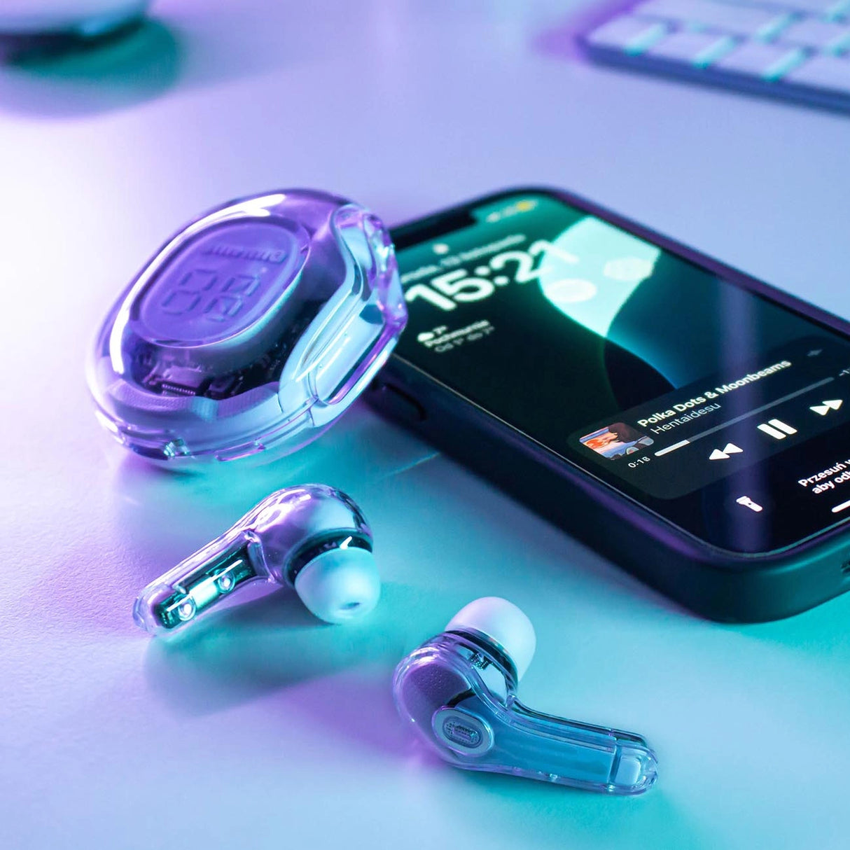 Acefast T8 TWS Bluetooth trådløse hovedtelefoner - Pink