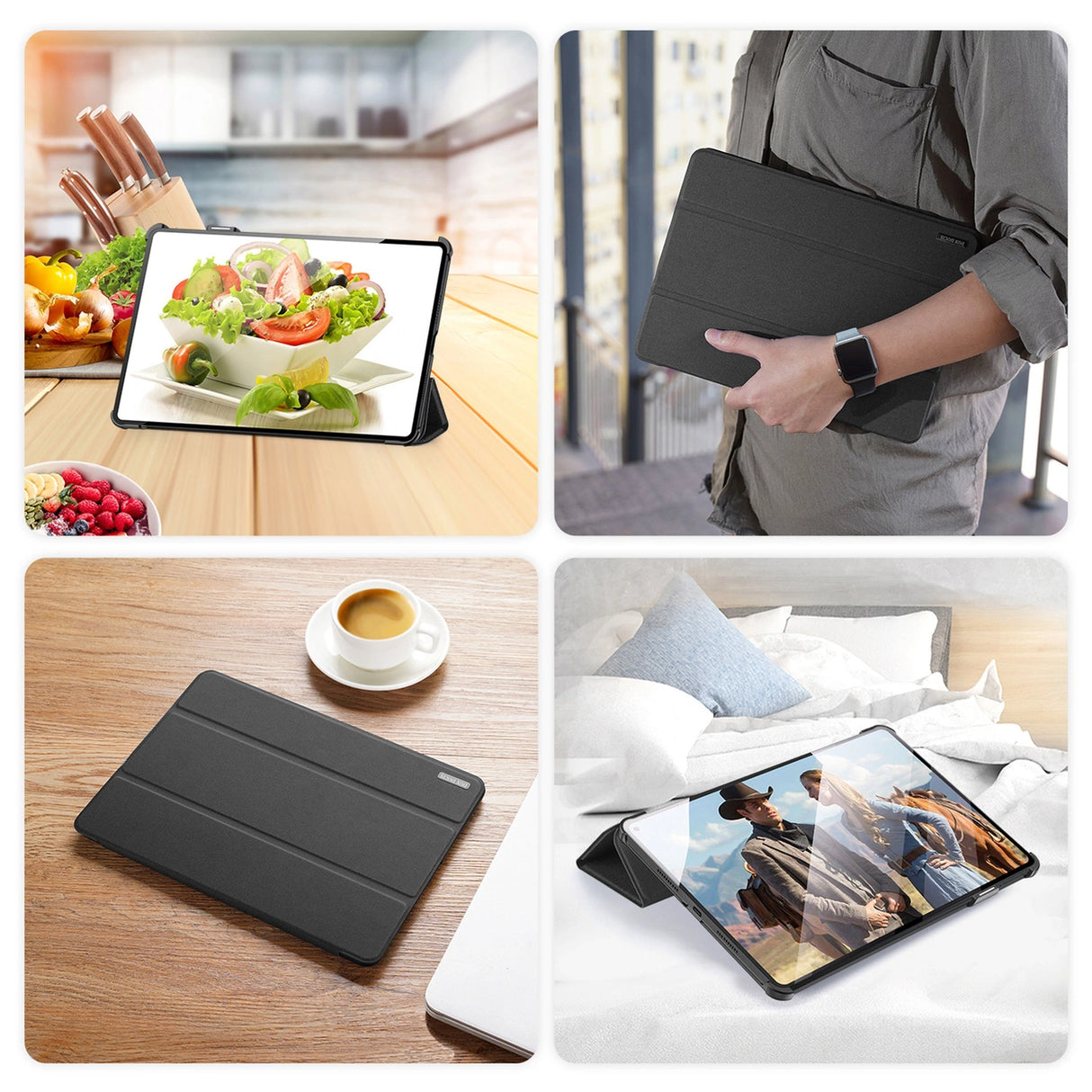 Dux Ducis Domo-hylster til Huawei MatePad Pro 11 (2022) smart cover stand sort