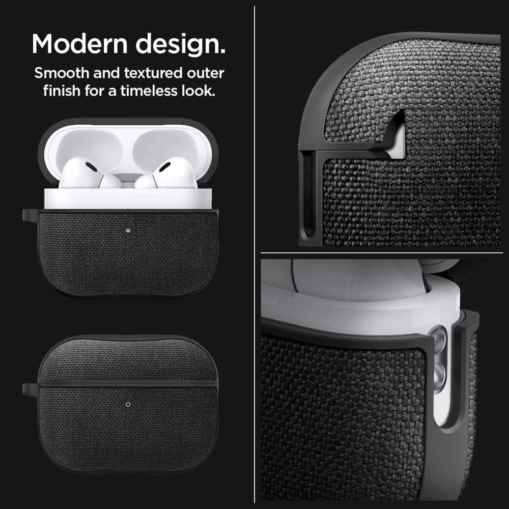 Spigen Urban Fit Case til Apple AirPods Pro 1 / 2 - sort