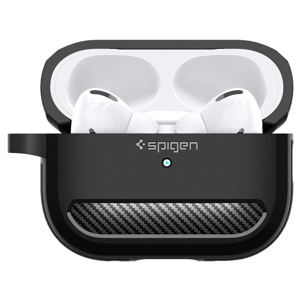 Spigen Rugged Armor Case til Apple AirPods Pro 1 / 2 - Matte Black