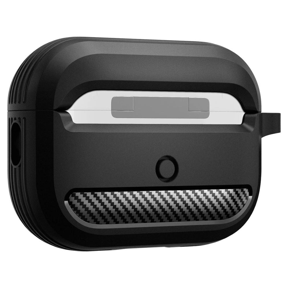 Spigen Rugged Armor Case til Apple AirPods Pro 1 / 2 - Matte Black