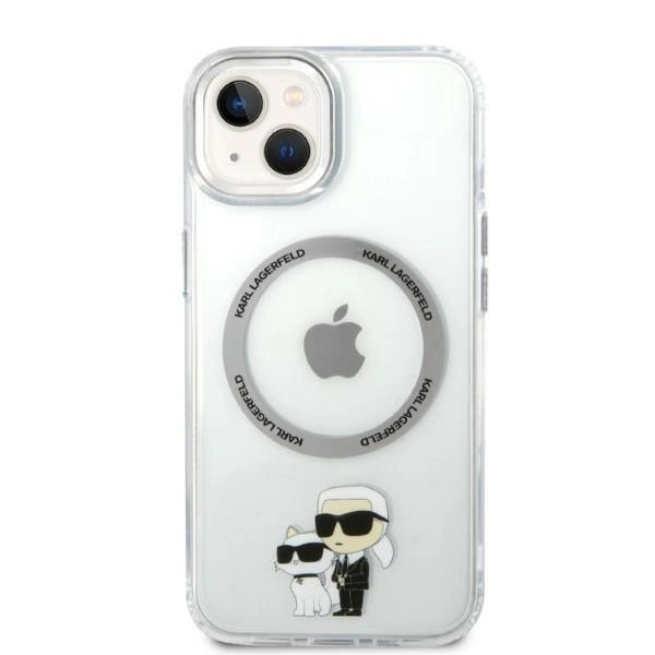 Karl Lagerfeld KLHMP14MHNKCIT iPhone 14 Plus 6.7" hardcase transparent Iconic Karl&Choupette Magsafe