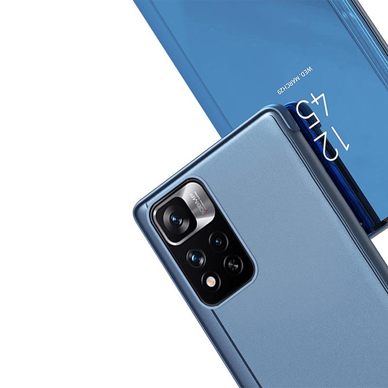 Clear View Case cover til Realme C33 flip cover sort