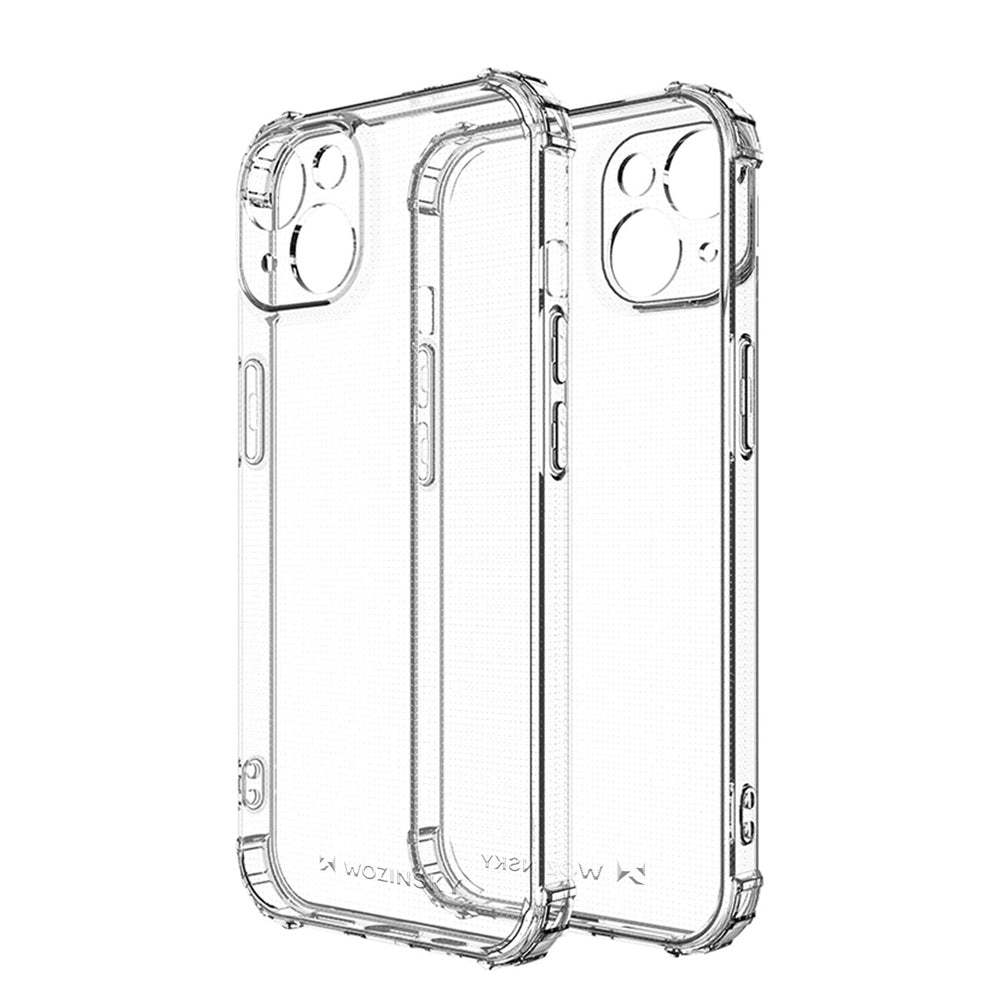 Wozinsky Anti Shock-foder for iPhone 14 Plus gennemsigtigt gennemsigtigt fodtøj