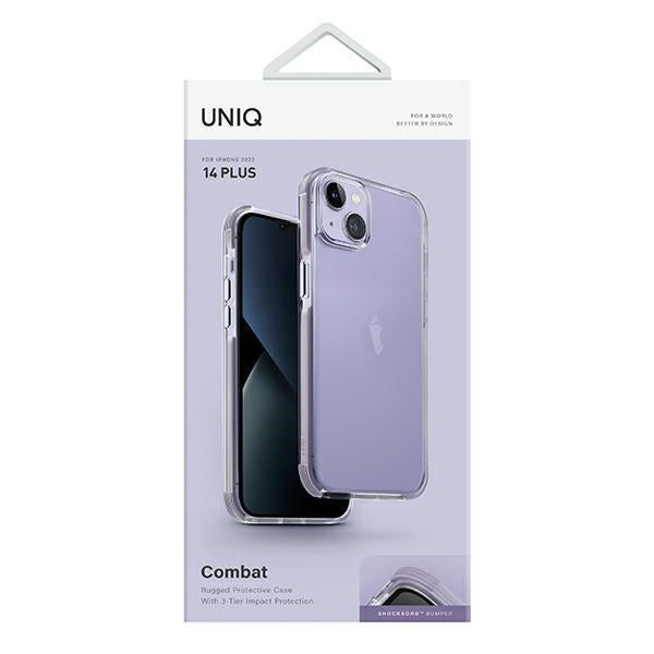 Uniq Combat-hylster til iPhone 14 Plus - lilla