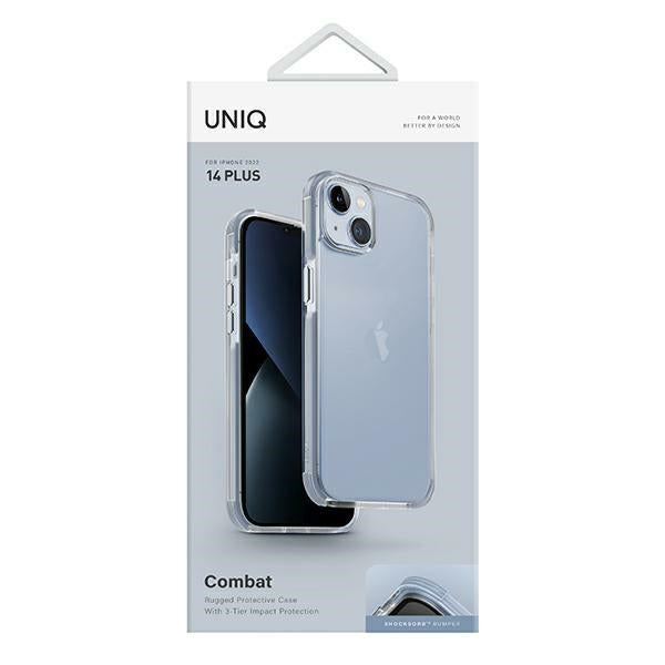 Uniq Combat-hylster til iPhone 14 Plus - blå