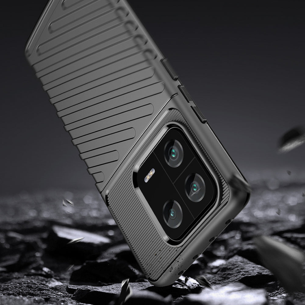 Thunder Case til Xiaomi 13 Pro silikone rustningskasse sort