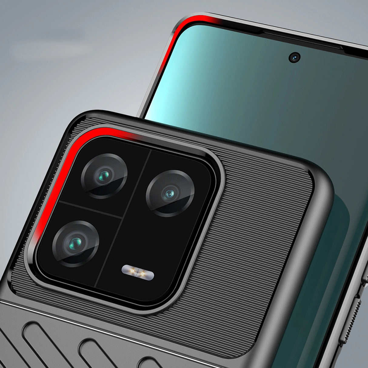 Thunder Case case for Xiaomi 13 Pro silicone armor case black