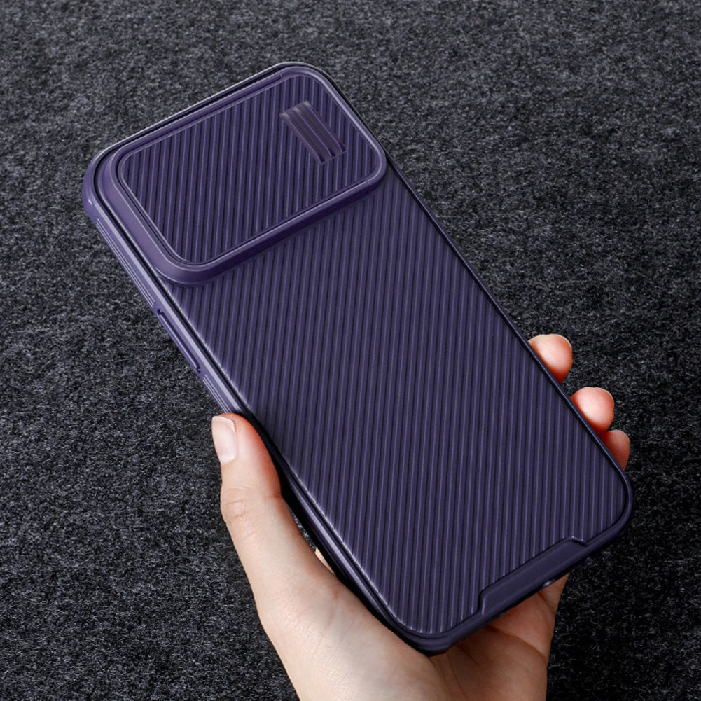 Nillkin CamShield S Case iPhone 14 Pro Max Armored Cover Camera Protector Purple