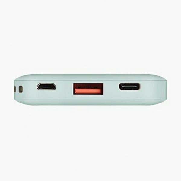 Powerbank Uniq Fuele mini 8000mAh USB-C 18W PD - grøn