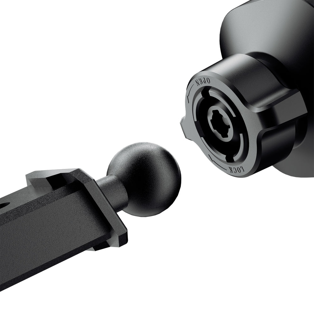 Dudao magnetisk biltelefonholder med teleskoparm sort (F6Max)