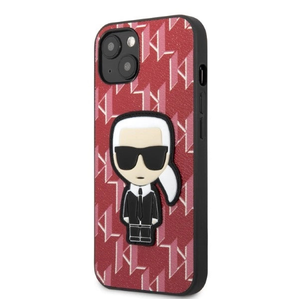 Karl Lagerfeld KLHCP13MPMNIKPI iPhone 13 6.1" hardcase red/red Monogram Ikonik Patch