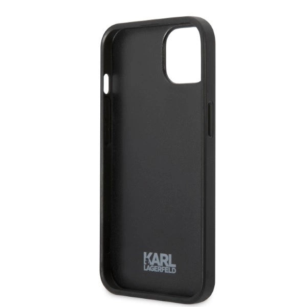 Karl Lagerfeld KLHCP13SPMNIKBL iPhone 13 mini 5.4" hardcase blue/blue Monogram Ikonik Patch