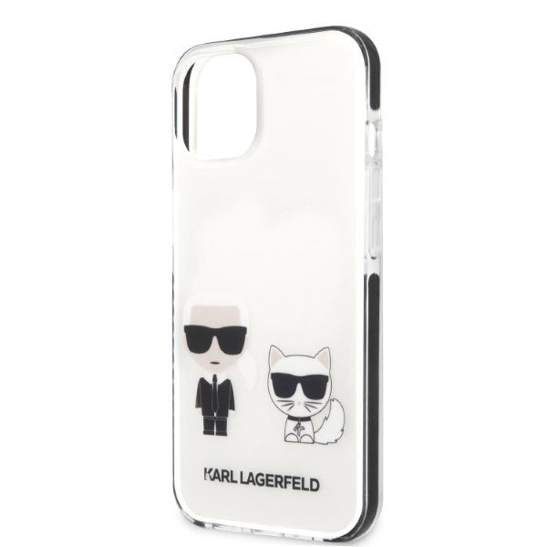 Karl Lagerfeld KLHCP13STPEKCW iPhone 13 mini 5.4" hardcase white/white Karl&Choupette