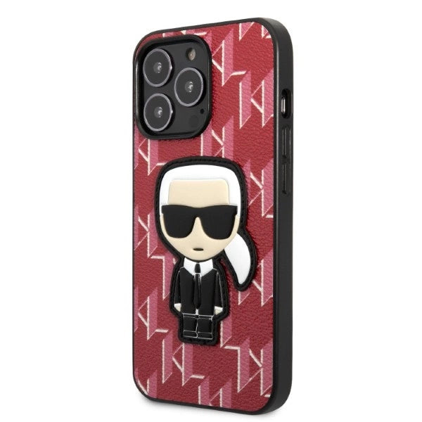 Karl Lagerfeld KLHCP13XPMNIKPI iPhone 13 Pro Max 6.7" hardcase red/red Monogram Ikonik Patch