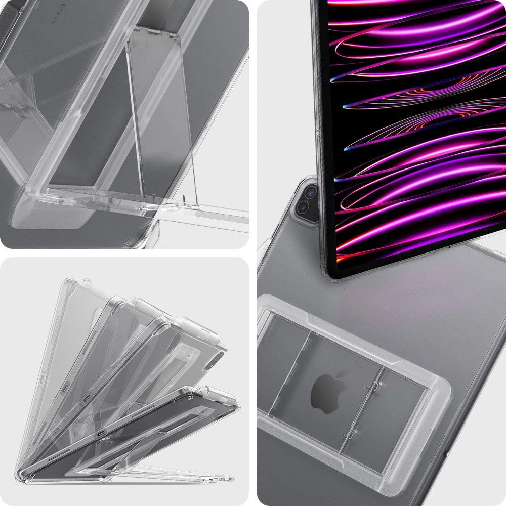 Spigen Airskin Hybrid S Case til iPad Pro 12.9 2021 / 2022 - Transparent