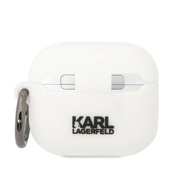 Karl Lagerfeld KLA3RUNCHH AirPods 3 cover hvid/hvid Silicone Choupette Head 3D