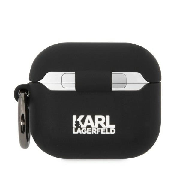 Karl Lagerfeld KLA3RUNCHK AirPods 3 cover sort/sort Silicone Choupette Head 3D