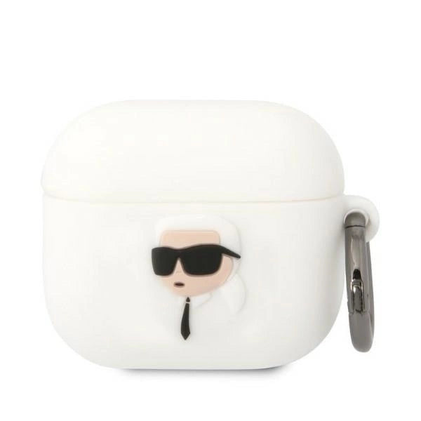 Karl Lagerfeld KLA3RUNIKH AirPods 3 cover hvid/hvid Silikon Karl Head 3D