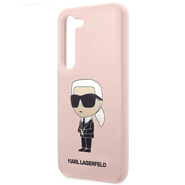 Karl Lagerfeld KLHCS23MSNIKBCP S23+ S916 hardcase pink/pink Silicone Ikonik