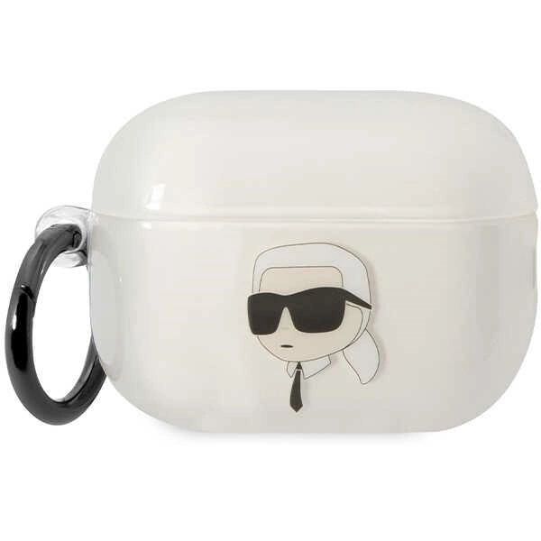 Karl Lagerfeld KLAP2HNIKTCT Airpods Pro 2 cover gennemsigtigt Ikonik Karl Lagerfeld