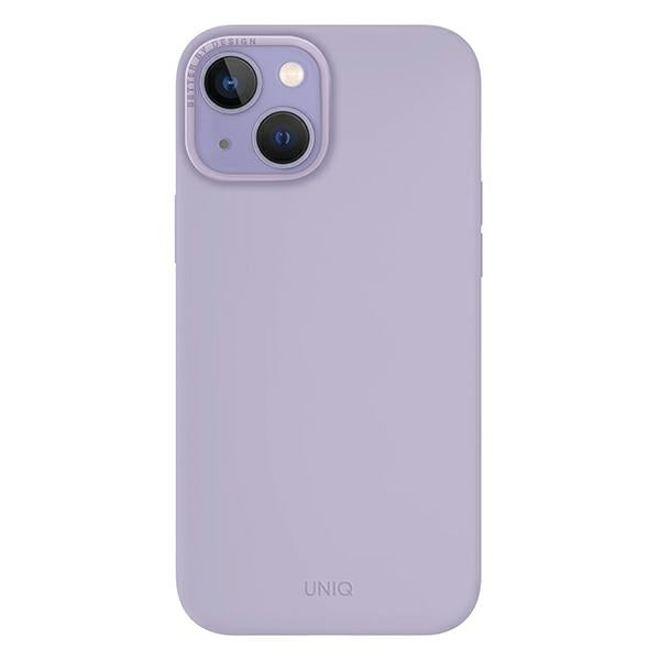 Uniq Lino-foder for iPhone 14 Plus - lilla