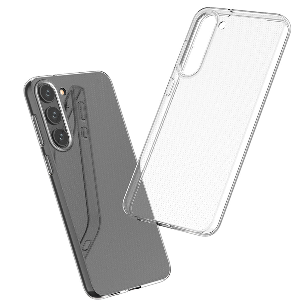 Ultra Clear 0,5 mm æske til Samsung Galaxy S23+ tynd omslag gennemsigtig