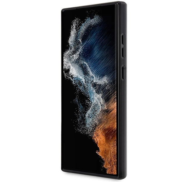 Guess GUHCS23LPCUMAK S23 Ultra S918 sort/sort hardcase Marmor