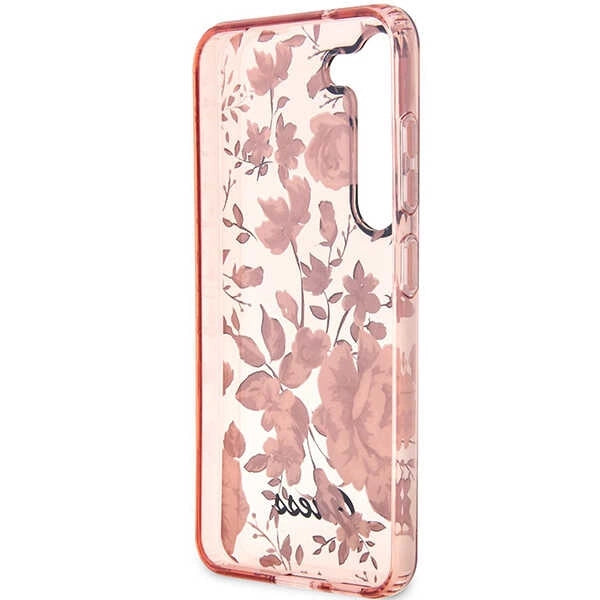 Guess GUHCS23MHCFWSP S23+ S916 pink/pink hardcase Flower Collection