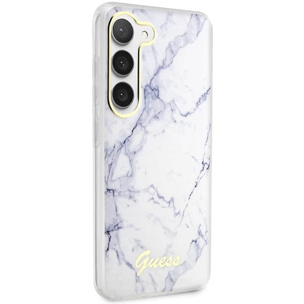 Guess GUHCS23MPCUMAH S23+ S916 white/white hardcase Marble