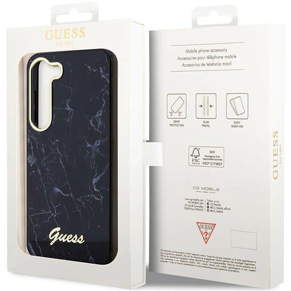Guess GUHCS23MPCUMAK S23 +S916 sort/sort hardcase Marmor
