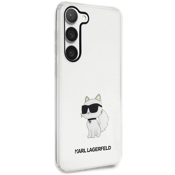 Karl Lagerfeld KLHCS23SHNCHTCT S23 S911 transparent hardcase Ikonik Choupette