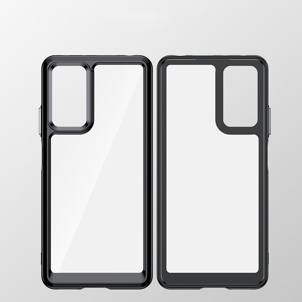 Outer Space Case til Xiaomi Poco X5 5G / Redmi Note 12 5G cover med fleksibel ramme sort