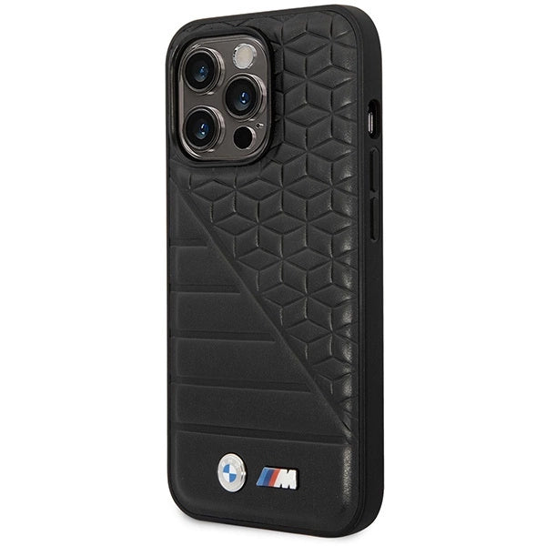 BMW Bi Pattern Case for iPhone 14 Pro 6.1" - Black