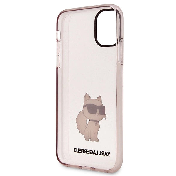 Karl Lagerfeld KLHCN61HNCHTCP iPhone 11 / Xr 6.1" pink/pink hardcase Ikonik Choupette