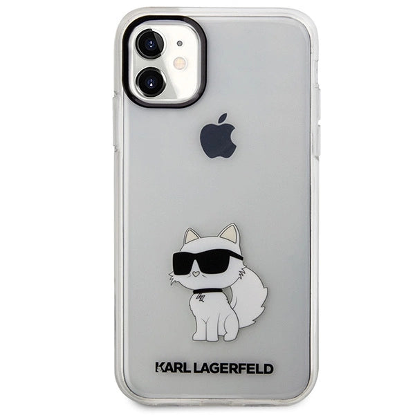 Karl Lagerfeld Ikonik Choupette Case for iPhone 11 / Xr - Transparent
