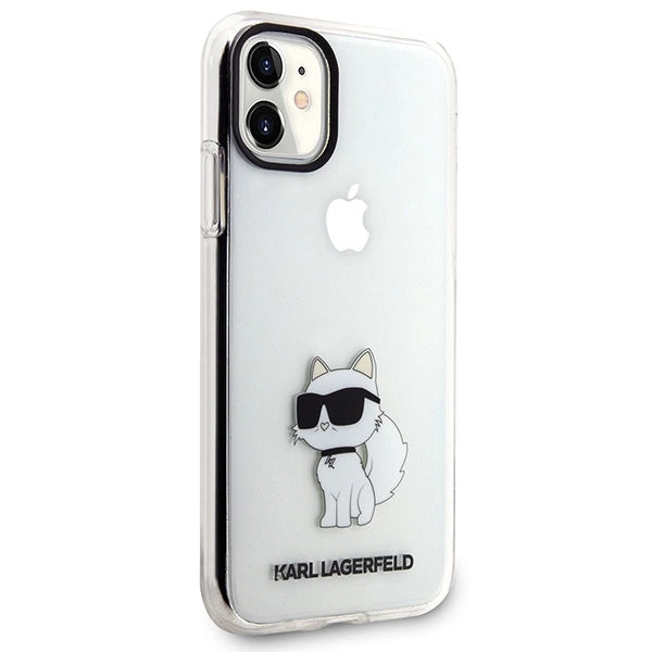 Karl Lagerfeld Ikonik Choupette Case for iPhone 11 / Xr - Transparent