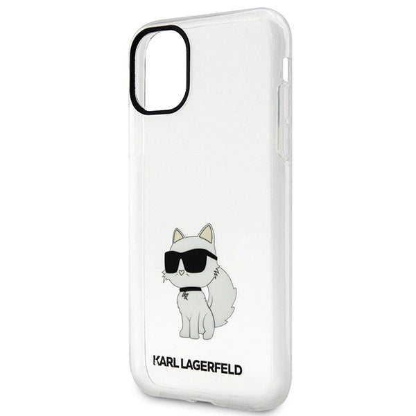 Karl Lagerfeld Ikonik Choupette Case for iPhone 11 / Xr - Transparent