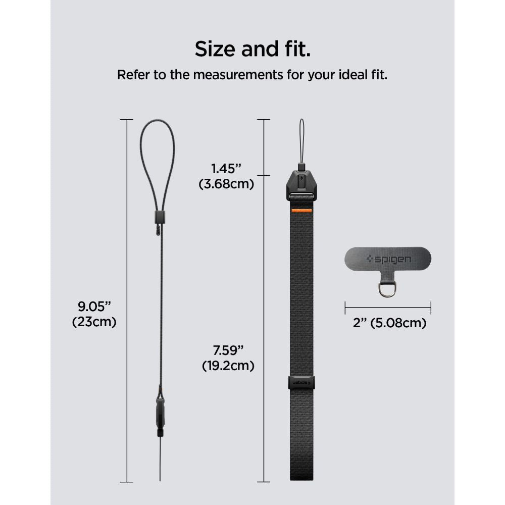 Spigen Universal Justerbar Håndledsstrop Sort