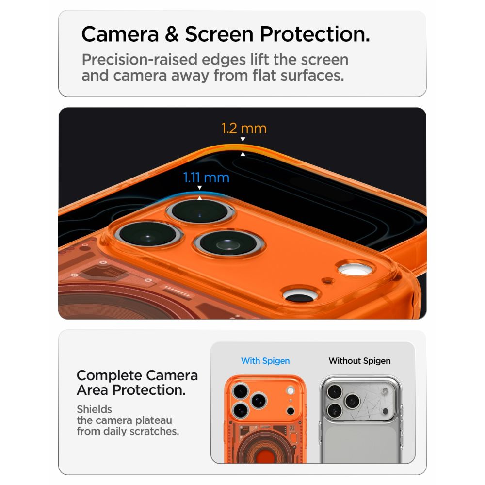 Spigen Ultra Hybrid Magsafe Iphone 17 Pro / 18 Pro C One Tangerine
