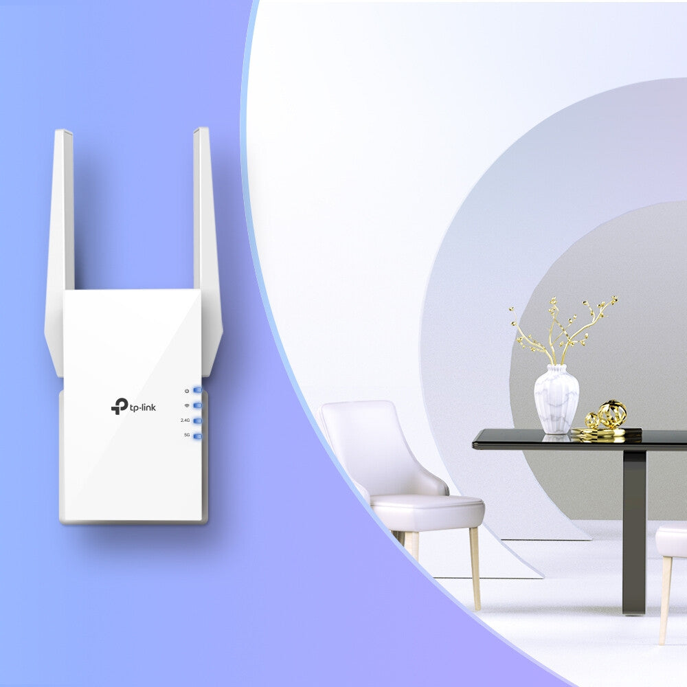 TP-Link RE505X netværk forlænger Netværkssender & -modtager Hvid 10, 100, 1000 Mbit/s
