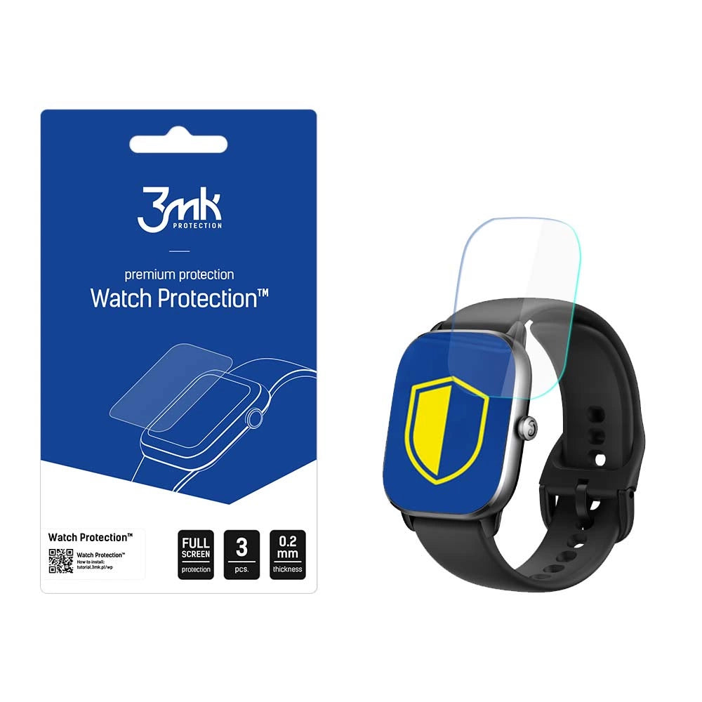 3mk Watch ProtectionTM mod ARC+ beskyttelsesfolie til Amazfit GTS 4 Mini