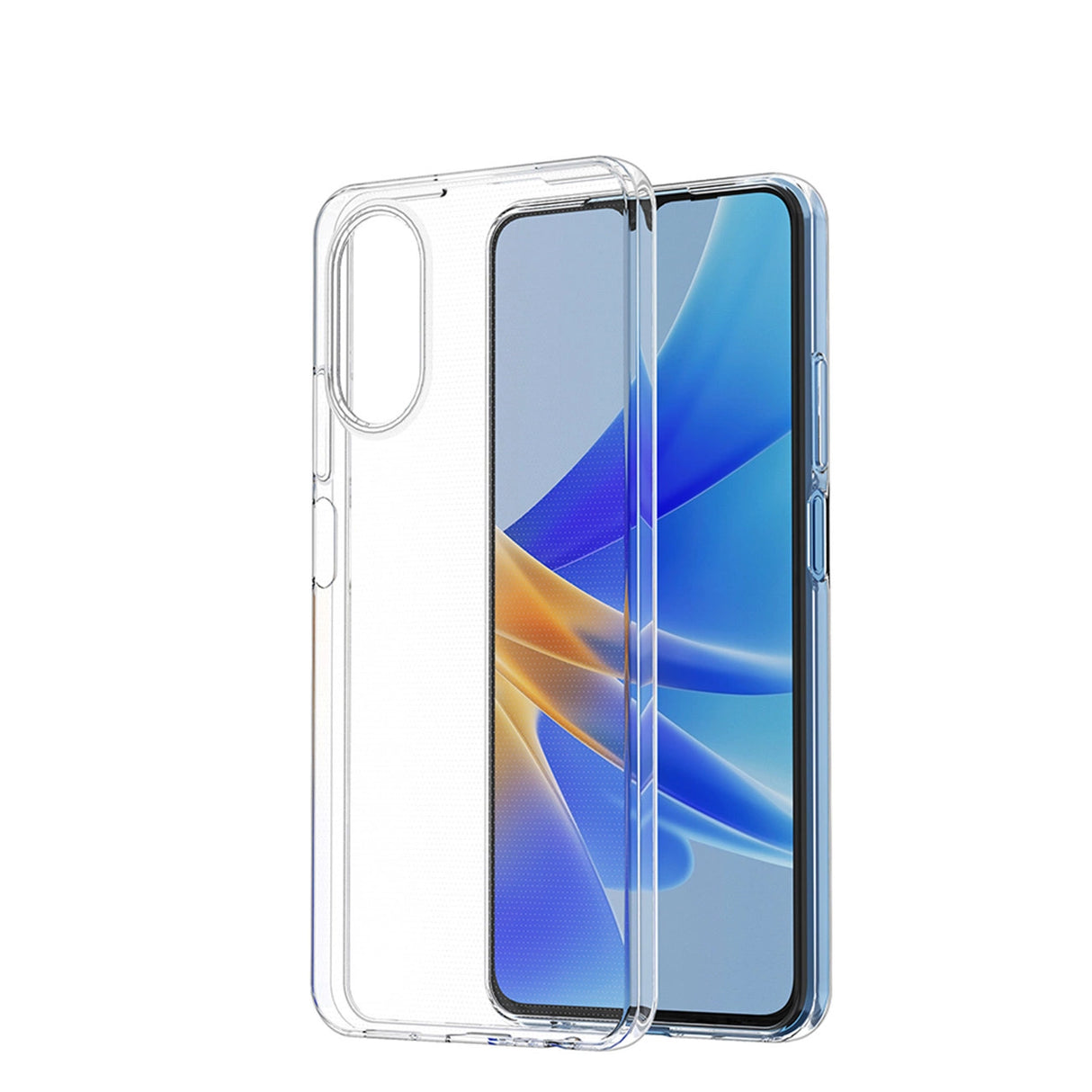 Ultra Clear 0,5 mm case til Oppo A17 tynd omslag gennemsigtig