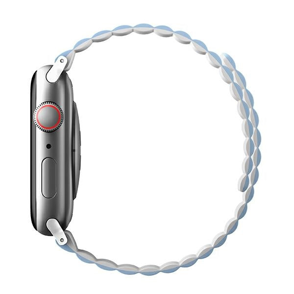 Uniq Revix rem til Apple Watch 1/2/3/4/5/6/7/8/SE/SE2/Ultra 42/44/45/49 mm - hvid og blå