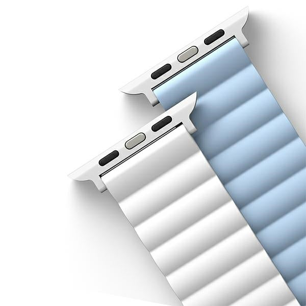 Uniq Revix rem til Apple Watch 1/2/3/4/5/6/7/8/SE/SE2/Ultra 42/44/45/49 mm - hvid og blå