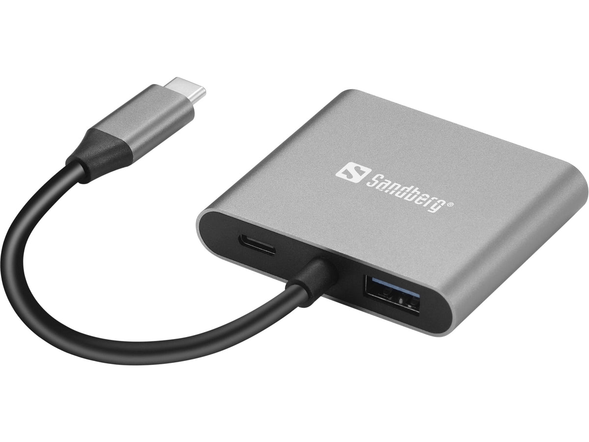 Sandberg 136-44 USB grafisk adapter Grå