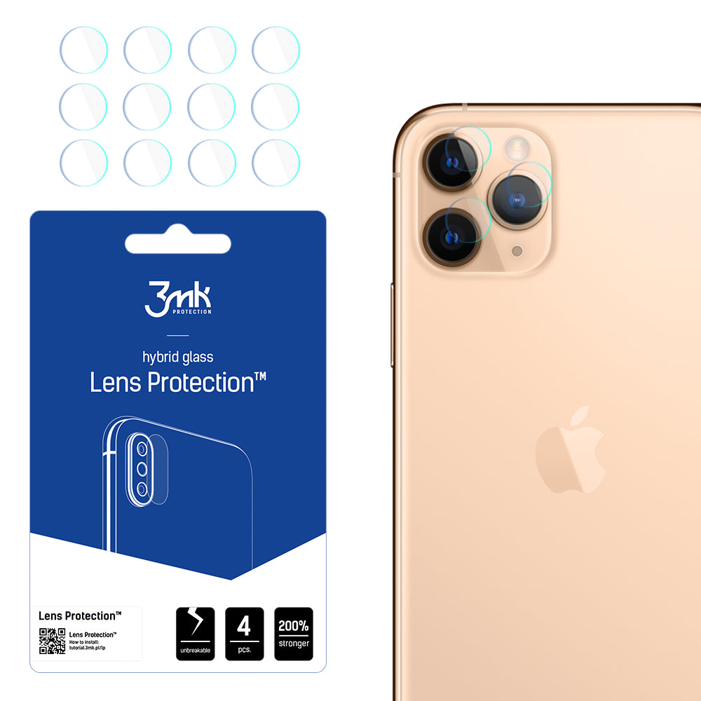 3mk Lens ProtectionTM hybridkameraglas til iPhone 11 Pro