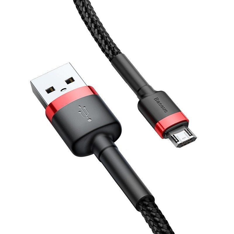 Baseus Cafule Micro USB-kabel 1,5 A 2 m (rød+sort)