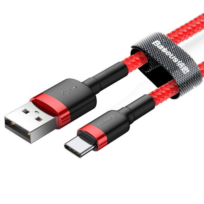 Baseus Cafule kabel USB-C 2A 2m (rødt)